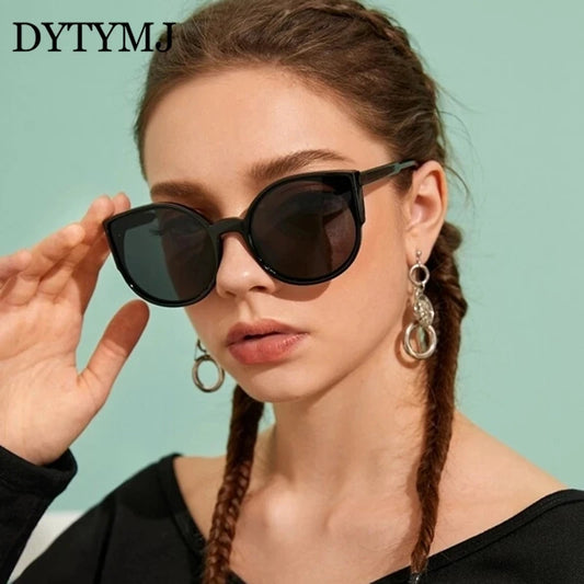 DYTYMJ New Cat Eye Sunglasses Women Fashion Trend Colorful Sunglasses Classic Big Frame Sunglasses Wholesale Gafas De Sol Mujer