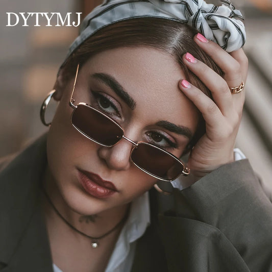 DYTYMJ 2022 Retro Rectangle Sunglasses Women Brand Designer Glasses For Women/Men Vintage Eyeglasses Square Oculos De Sol Gafas