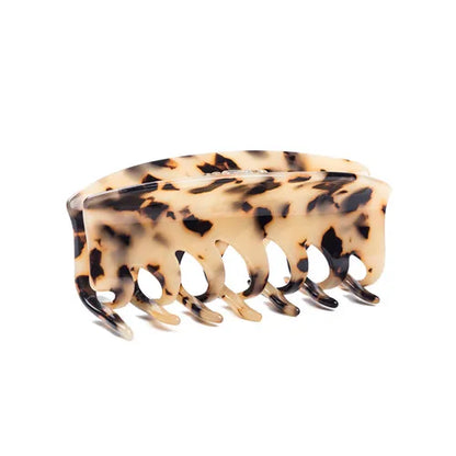 1 pc Celluloid 10.5 cm Large Hair Claw Luxury Handmade French Design Fashion Tortoise Shell Accessories Women Hair Clip