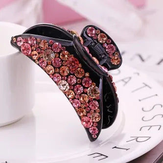 9cm Hair Claw Rhinestone Hair Accessories Hair Clip for Fine Hair Women and Girls