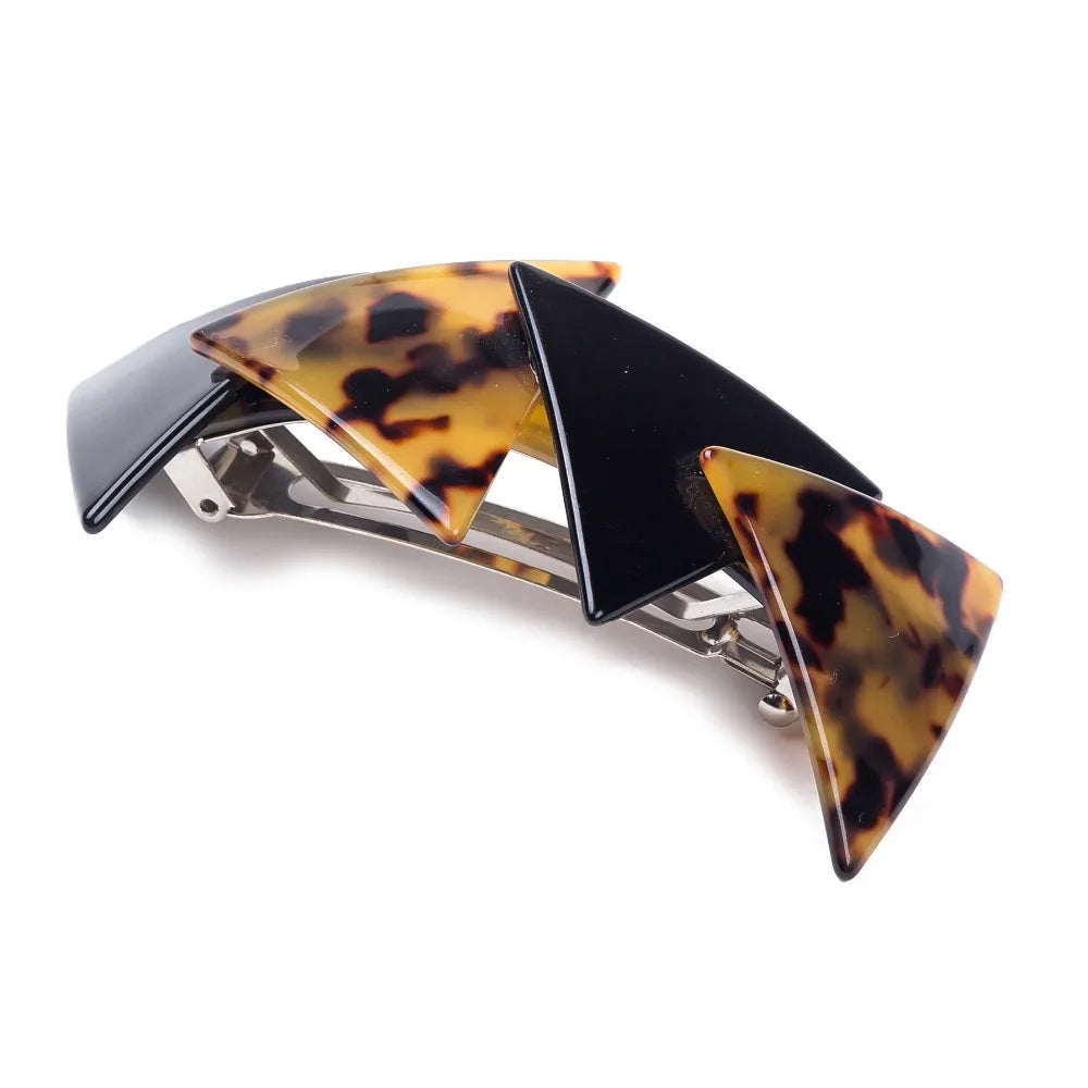 Tortoise Shell Acetate Fashion Hair Clip Hairgrips French Barrette Elegant Fashion Headwear Hair Accessories for Women