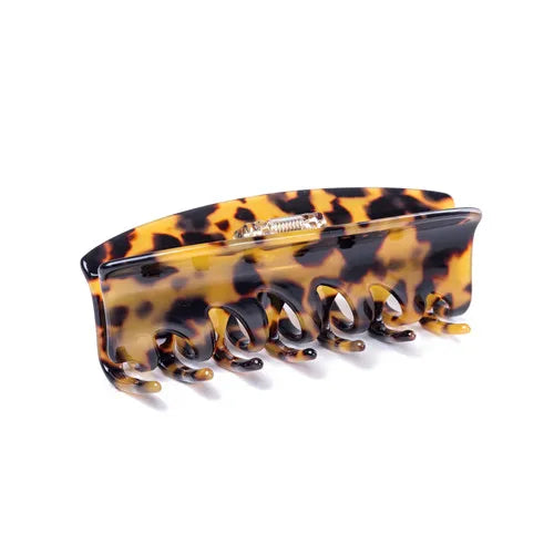 1 pc Celluloid 10.5 cm Large Hair Claw Luxury Handmade French Design Fashion Tortoise Shell Accessories Women Hair Clip