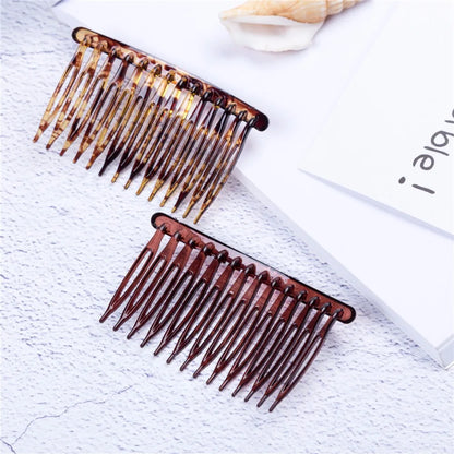 8cm Leapord Hair Comb Small Hair Clips Headwear for Thin Hair  Accessories for Women Fashion Plastic Hairpin 8cm Long