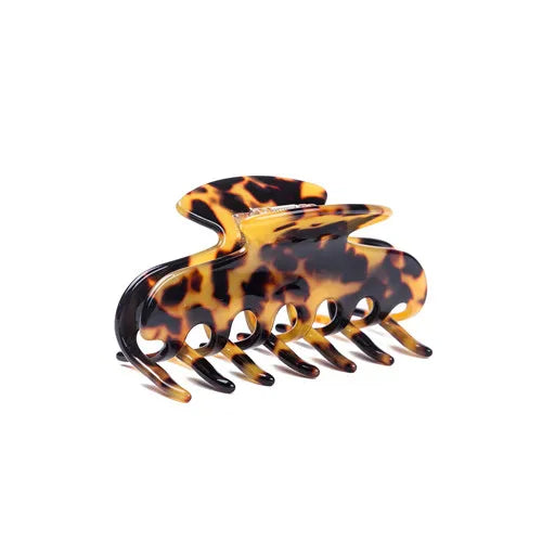 1 pc Celluloid 10cm Large Hair Claw Luxury Handmade French Design Fashion Tortoise Shell Accessories Women Hair Clip