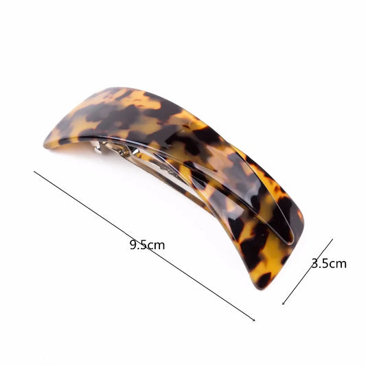 French Style Acetate Women Hair Ornaments Vintage Styling Barrettes Large Cute Clip for Girls Professional Hair Accessories