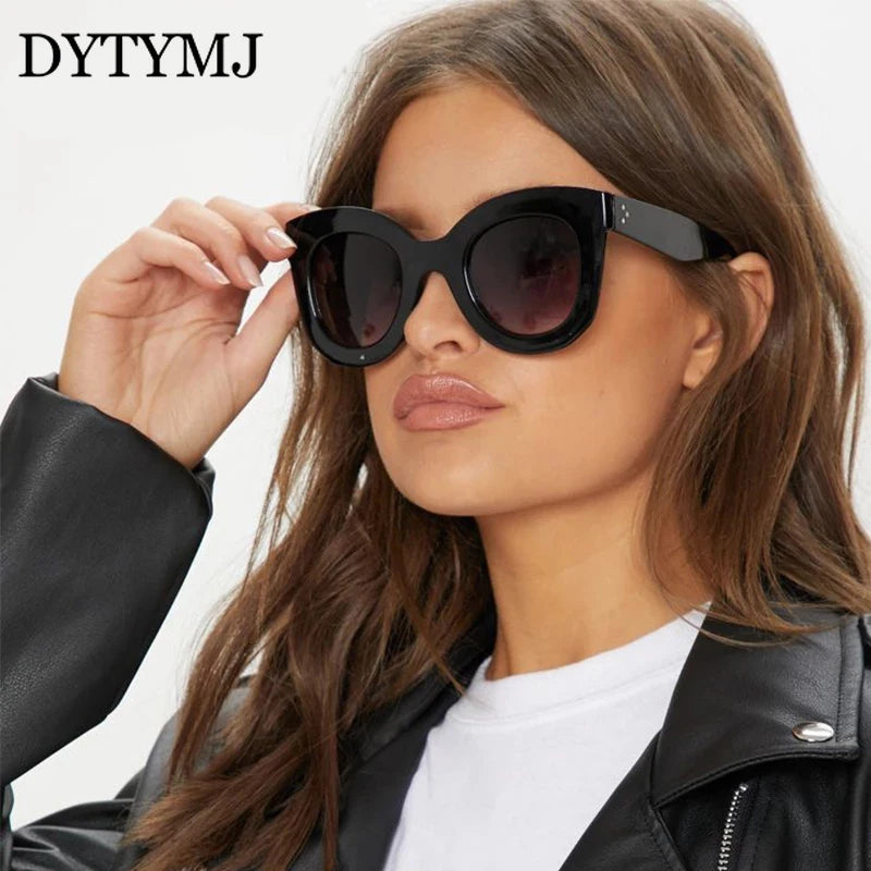 DYTYMJ Classic Cat Eye Sunglasses Women Luxury Designer Sunglasses Women Vintage Gradient Sun Glasses Men Gafas De Sol Hombre