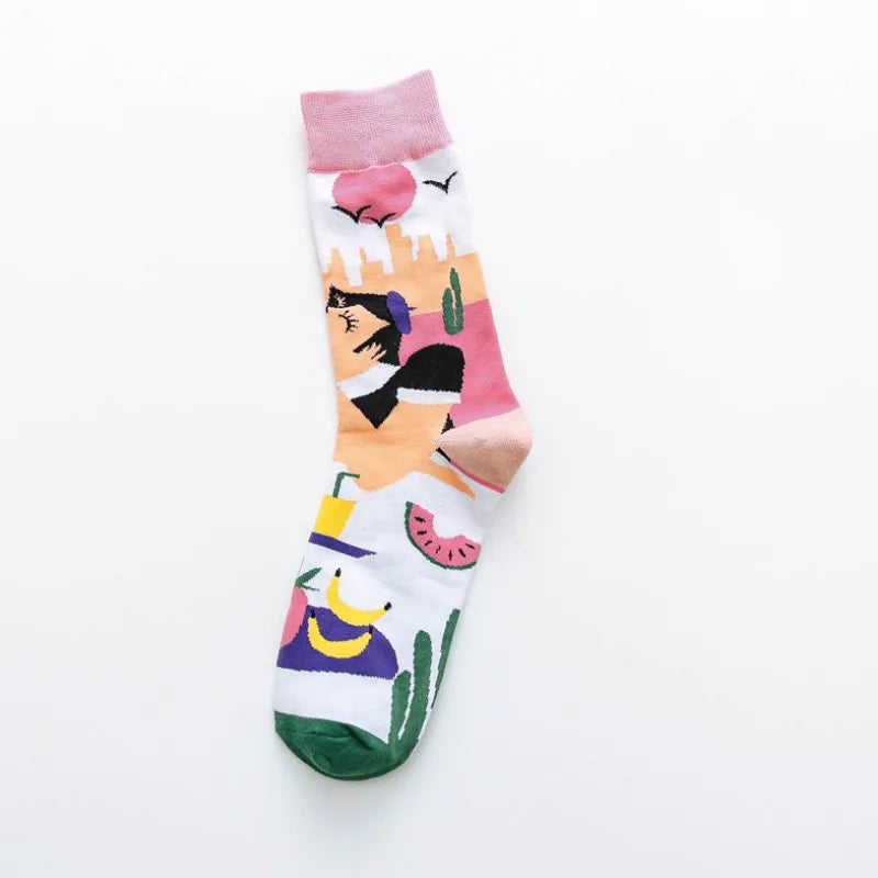 27 Kinds Spring Style Funny Socks