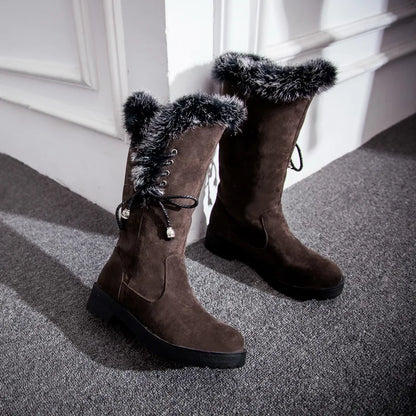 Fur Boots Women Snow Warm Shoes Women Boots