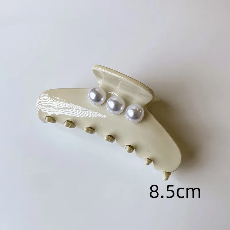 Long Pearl Hair Claws for Girls and Women Korean Fashion Popular Hair Clips for hair Headwear Hair Accessories