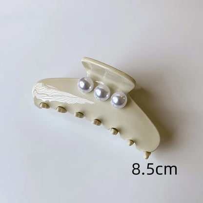 Long Pearl Hair Claws for Girls and Women Korean Fashion Popular Hair Clips for hair Headwear Hair Accessories