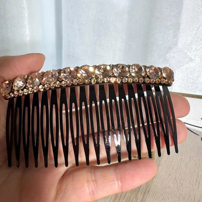 Rhinestone Hair Combs for Girls and Women Plastic Hair CLips Headwear French Fashion Hair Accessories