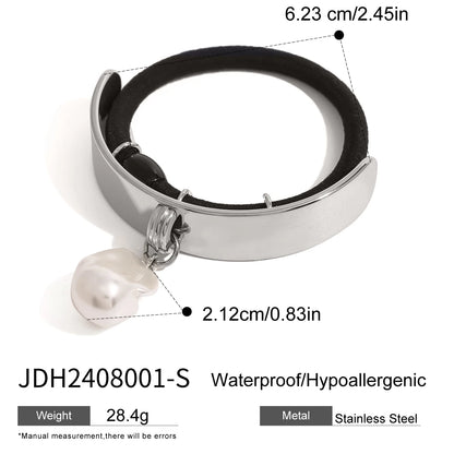 Shiny, Waterproof Stainless Steel Hair Tie: A Stylish and Durable Choice