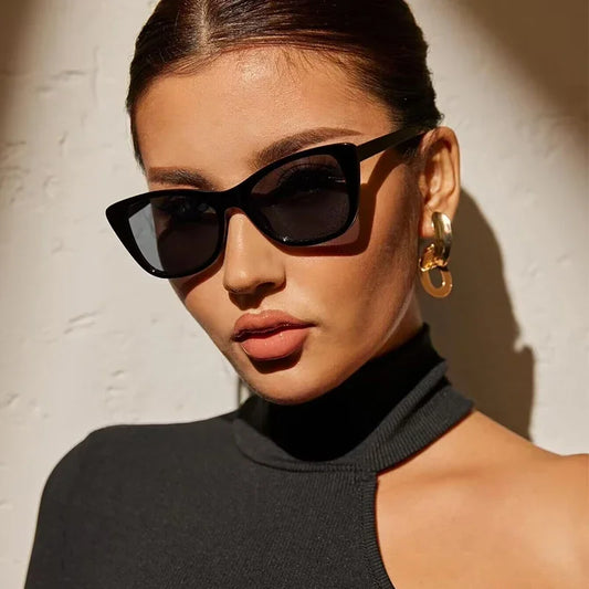 Vintage Cat Eye Sunglasses Woman Brand Designer Retro Sun Glasses Female Fashion Mirror Outdoor Shades Gradient Oculos De Sol