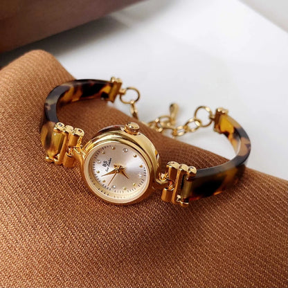 2025 New Luxury Amber Bracelet Small Dial Women's Quartz Watch  Watches for Women Relojes Para Mujer