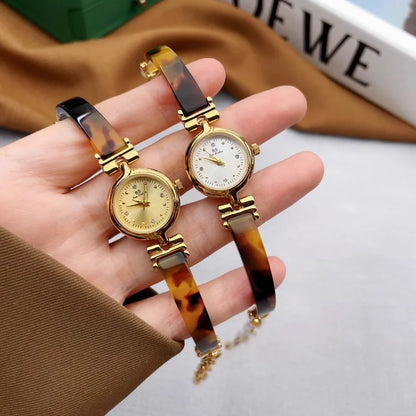 2025 New Luxury Amber Bracelet Small Dial Women's Quartz Watch  Watches for Women Relojes Para Mujer