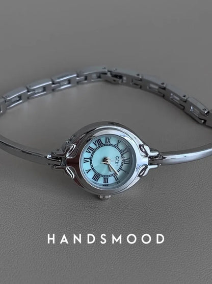 Blue Romantic 2024 Multi-style Women's Quartz Watch Waterproof Alloy Strap Bracelet High Quality Bracelet Clock Girl Lover Gift