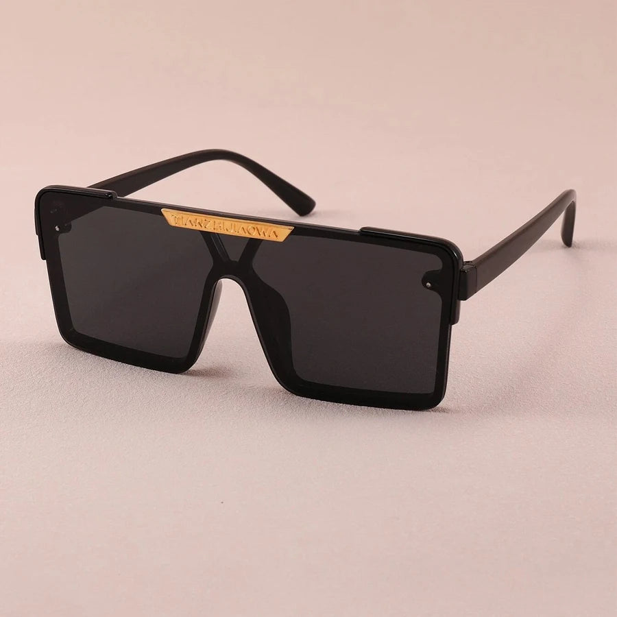 Classic Square Oversized Frame Sunglasses Designer Sun Glasses for Girls Boys