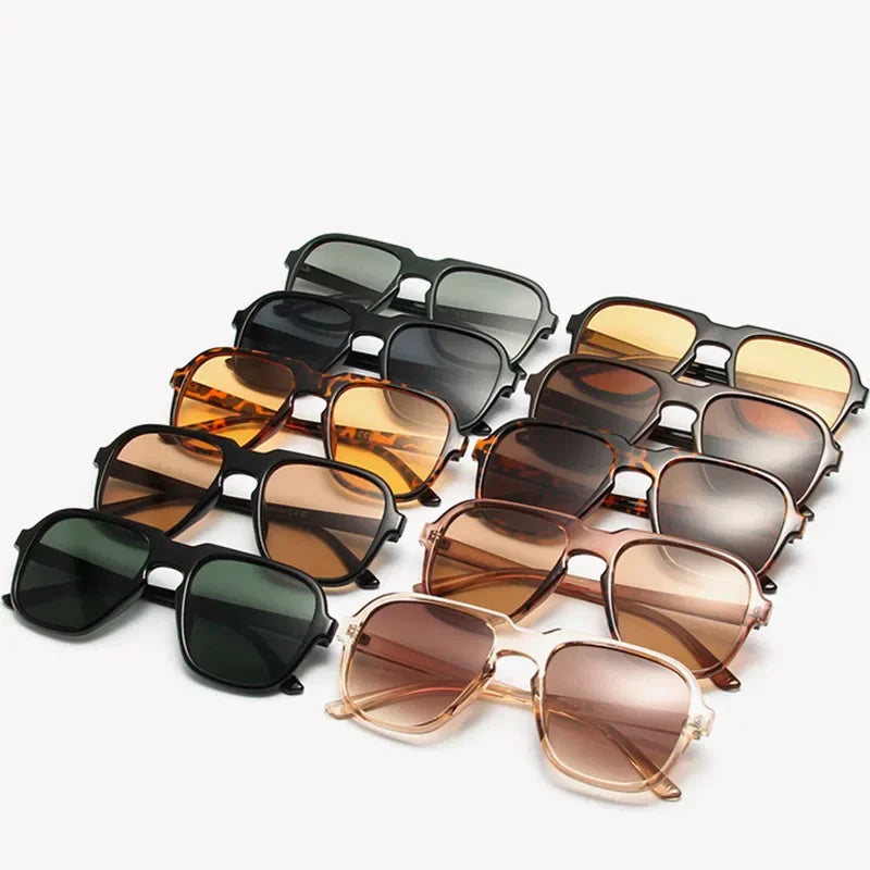 DYTYMJ Classic Oversized Sunglasses Women Driving Square Eyewear Men Luxury Brand Glasses Women Big Frame Lentes De Sol Mujer