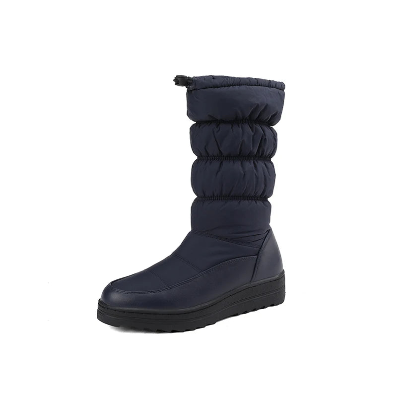 Winter Warm Spacewadding Inner Women's Mid-Calf Boots