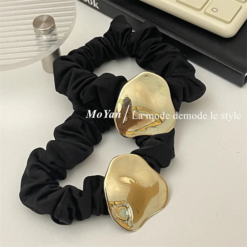 Various elegant silk hair ties