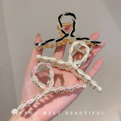 Korean Metal High Quality Hair Clip Claw Clamp Pearl Elegant Women Barrettes Hair Claw Clip Headwear Girls Hair Accessories