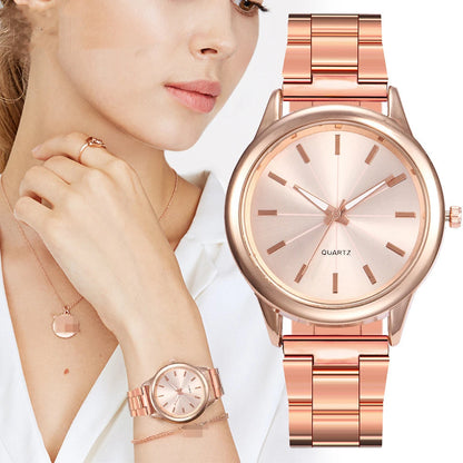 2024 Top Brand Women Watches Luxury Rose Gold  Fashion Stainless Steel Belt Mesh Wristwatch Ladies Clock Jewelry Gifts Relogio