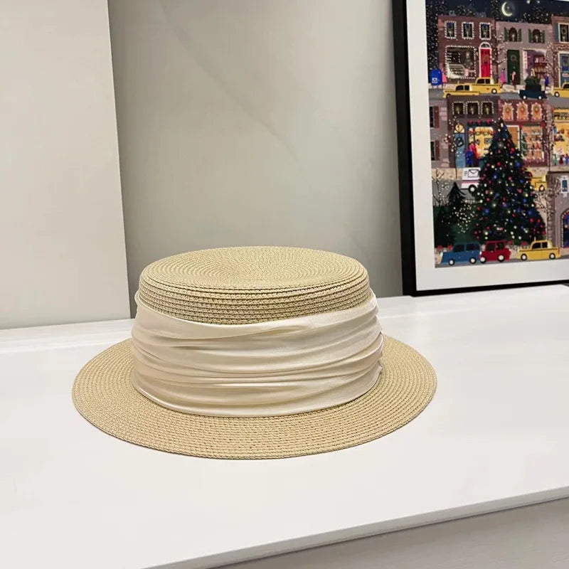 5cm brim summer straw hat