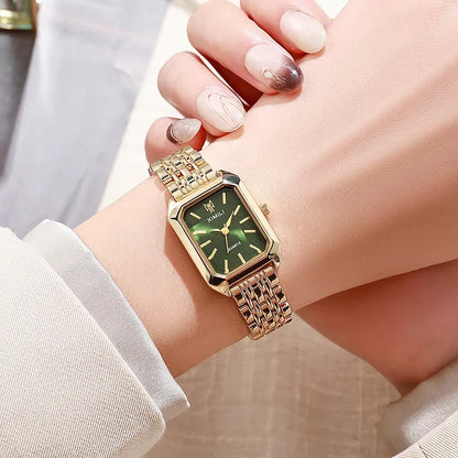 2025New Women Watch Light Luxury Brand Stainless Steel Ladies Business Watches Female  Fashion Quartz Wristwatches