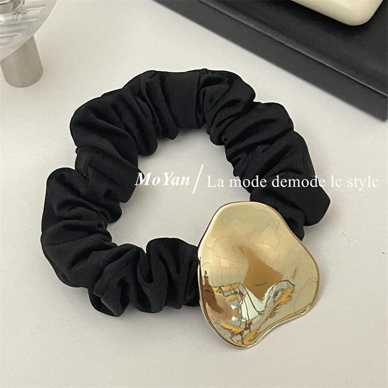 Various elegant silk hair ties