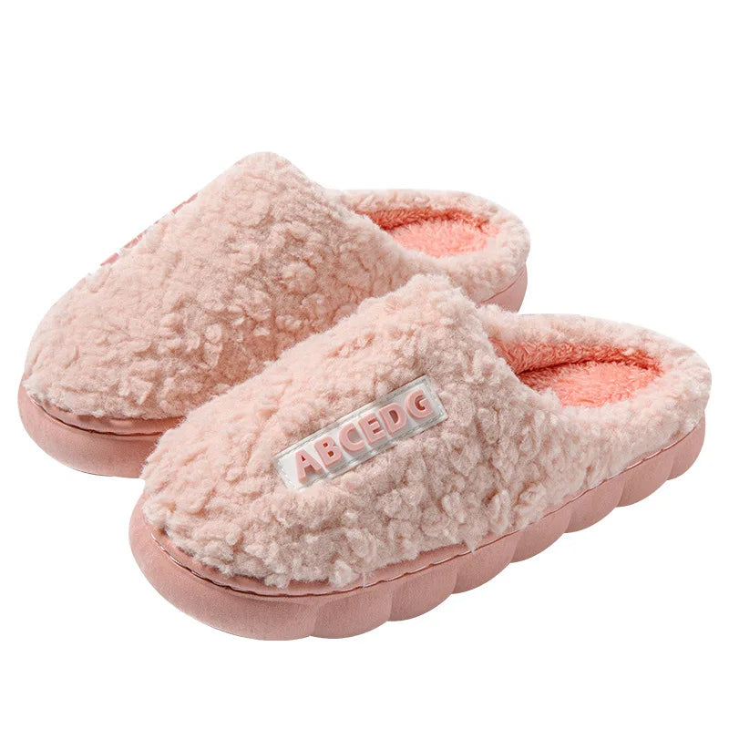 Evshine New Winter Warm Cotton Slippers For Women Cotton Slippers Living Room Bedroom Women Slippers Comfort Casual House Slides