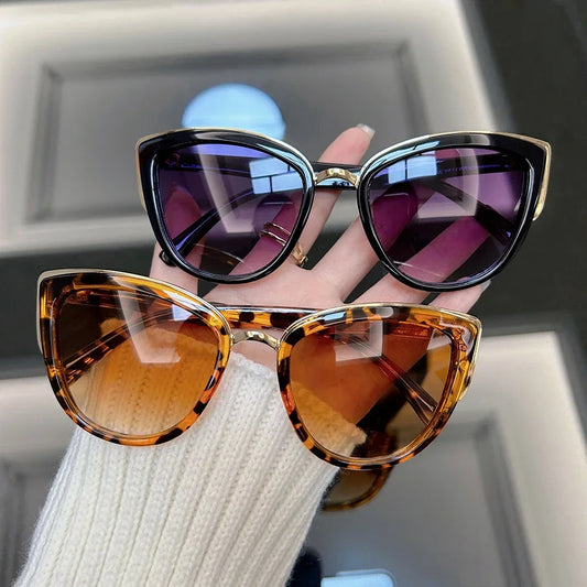 Cat Eye Sunglasses Women Men Fashion Vintage Sun Glasses Female Male Brand Shades Mirror Outdoors