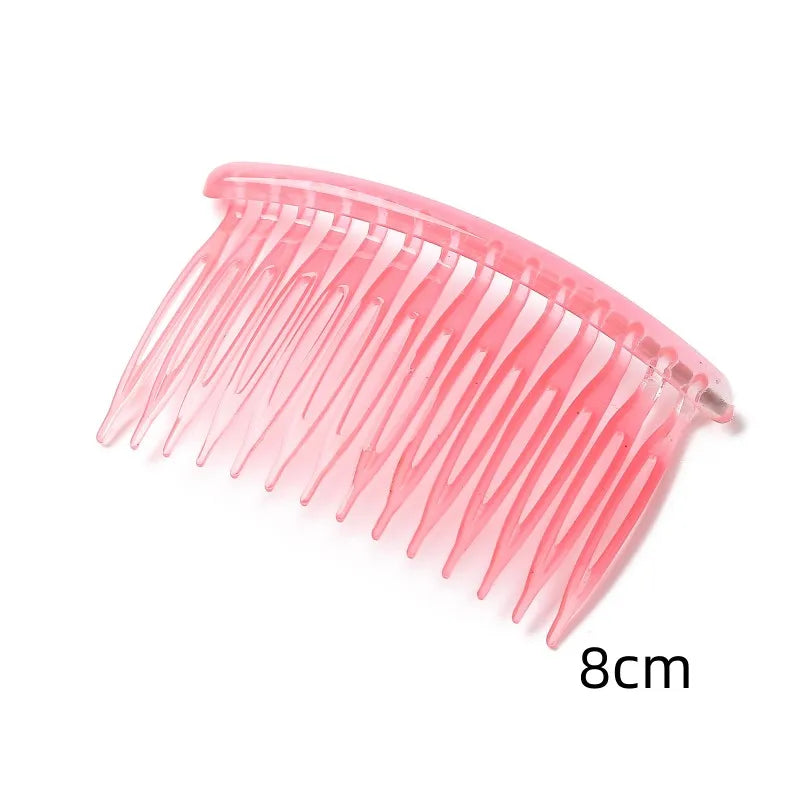 8cm Leapord Hair Comb Small Hair Clips Headwear for Thin Hair  Accessories for Women Fashion Plastic Hairpin 8cm Long