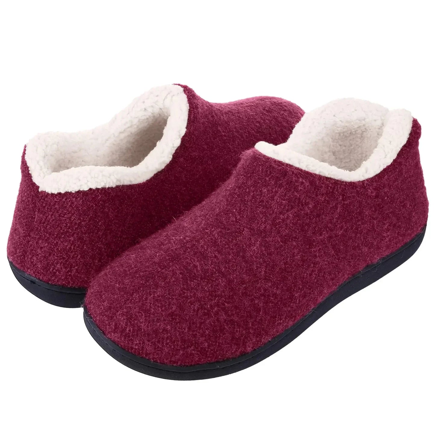 Evshine Classic Short Plush Warm Shoes For Women Curved Collar Non-slip Indoor Outdoor House Shoes Fuzzy Casual Comfy Women Shoe