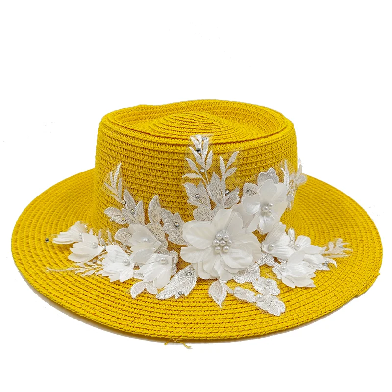 5cm brim summer straw hat