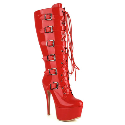 Trendy Extreme Spike High Heels Sexy Stripper women Shoes