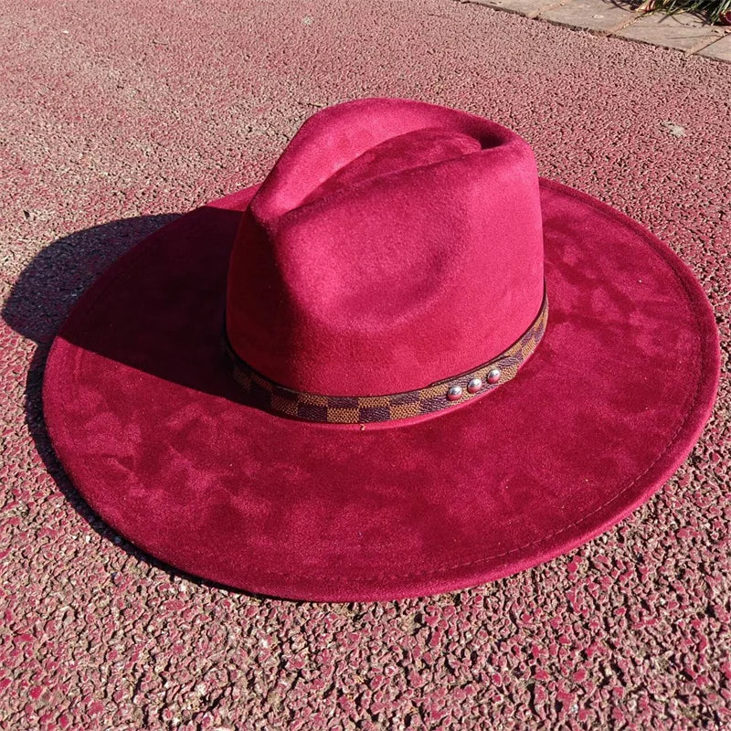 Avocado Green Suede Hat