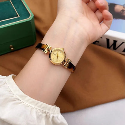 2025 New Luxury Amber Bracelet Small Dial Women's Quartz Watch  Watches for Women Relojes Para Mujer