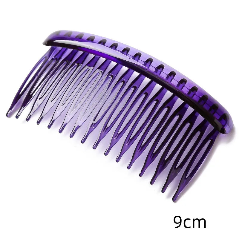 8cm Leapord Hair Comb Small Hair Clips Headwear for Thin Hair  Accessories for Women Fashion Plastic Hairpin 8cm Long