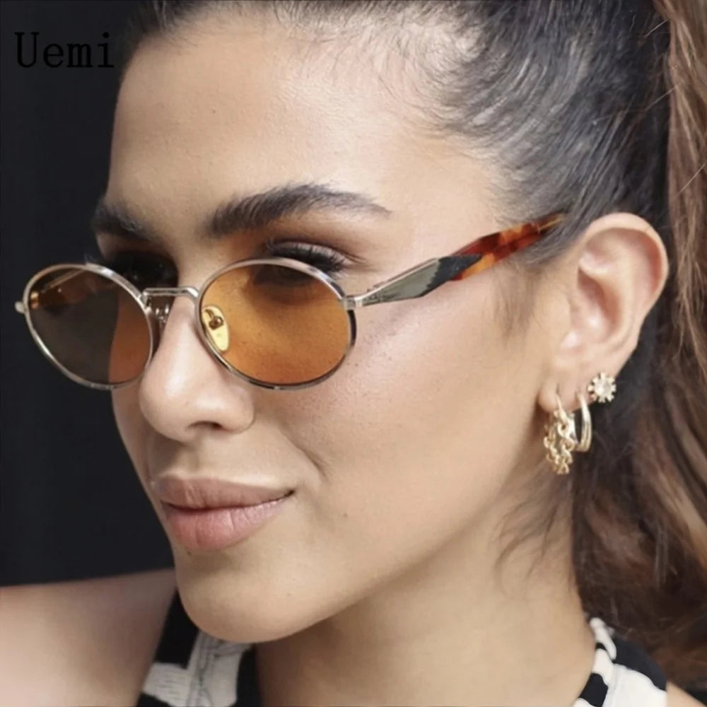 2025 New Oval Sunglasses for Women Men Fashion Design Outdoor Sun Glasses UV400 Frame