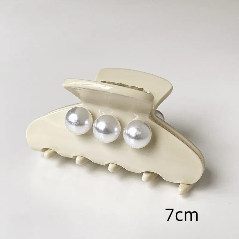 Long Pearl Hair Claws for Girls and Women Korean Fashion Popular Hair Clips for hair Headwear Hair Accessories