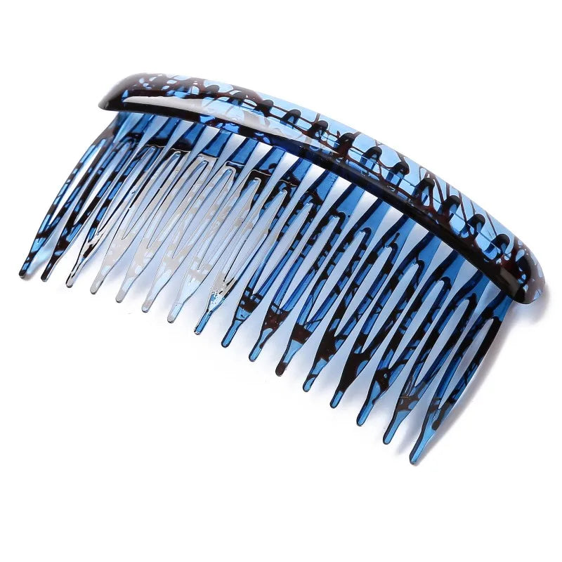 8cm Leapord Hair Comb Small Hair Clips Headwear for Thin Hair  Accessories for Women Fashion Plastic Hairpin 8cm Long