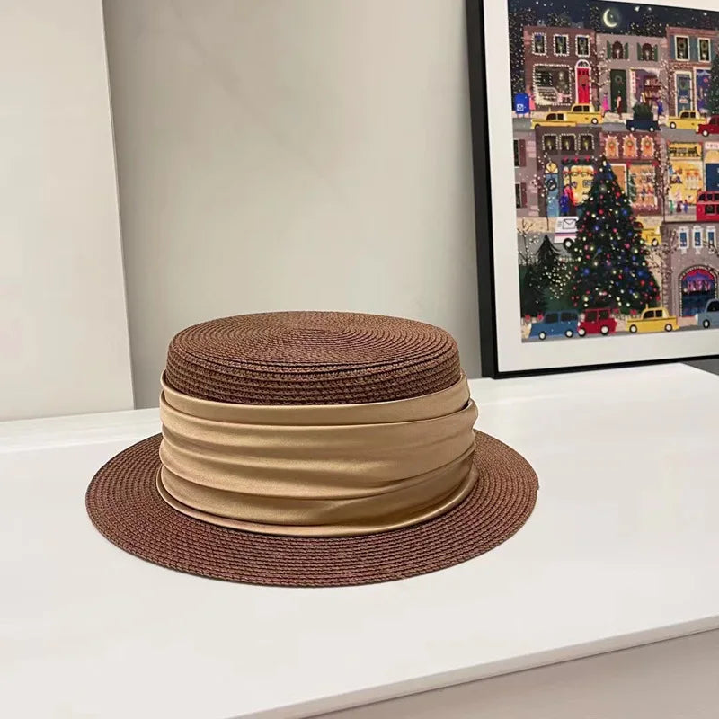 5cm brim summer straw hat