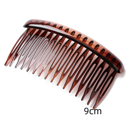 8cm Leapord Hair Comb Small Hair Clips Headwear for Thin Hair  Accessories for Women Fashion Plastic Hairpin 8cm Long