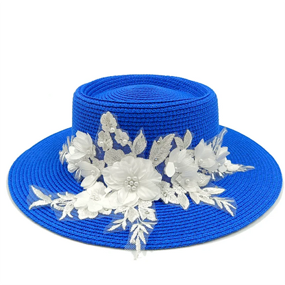 5cm brim summer straw hat