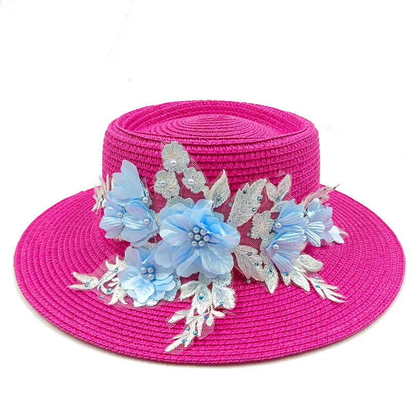 5cm brim summer straw hat