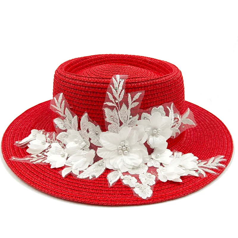 5cm brim summer straw hat