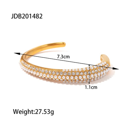 Youthway Metal Texture Trendy Stainless Steel Bracelet Bangle Summer Trendy Unisex Jewelry for Men Women 2023