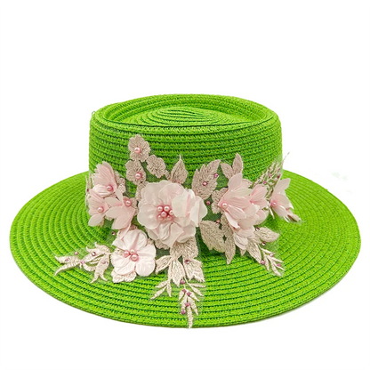 5cm brim summer straw hat