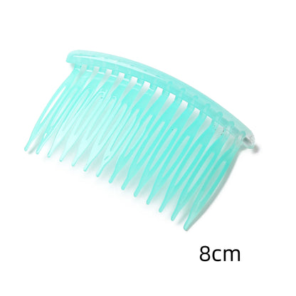 8cm Leapord Hair Comb Small Hair Clips Headwear for Thin Hair  Accessories for Women Fashion Plastic Hairpin 8cm Long