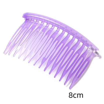 8cm Leapord Hair Comb Small Hair Clips Headwear for Thin Hair  Accessories for Women Fashion Plastic Hairpin 8cm Long